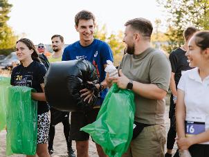 На плоггинге возле Изумрудного озера активисты собрали 200 кг мусора