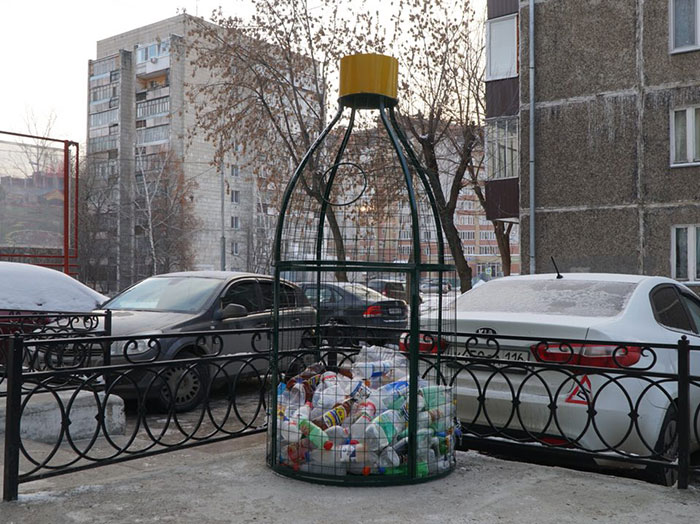 Меньше чем за 2 года в трети дворов Казани организован сбор ПЭТ-бутылок