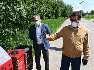 И.Метшин ознакомился с ходом реализации экологических проектов в Горкинско-Ометьевском лесу